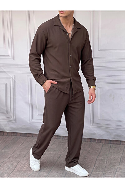 viperkombin Corduroy Ottoman Shirt and Trousers 2-Piece Set Regular