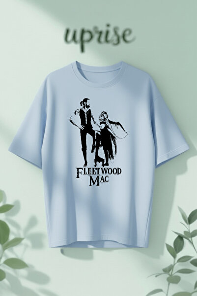 Vordevia Μπλουζάκι Fleetwood Mac με στάμπα από βαμβάκι σε μεγάλο μέγεθος