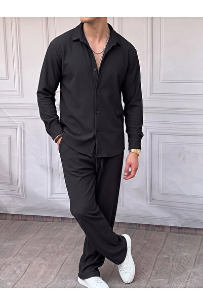 viperkombin Corduroy Ottoman Shirt and Trousers 2-Piece Set Regular