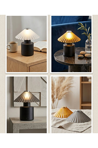 essey lighting nuve model iki kademeli dokunmatik masa lambası