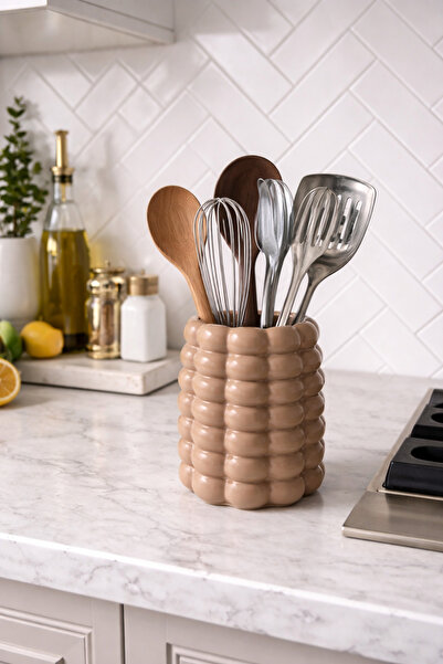 Zigzag Home Διακοσμητική θήκη για κουτάλια σε στυλ Μποέμ με 7 φυσαλίδες, βάζο...