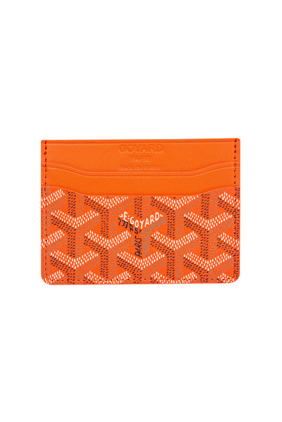 DUKKANCASE Orange Patterned Wallet Card Holder Dk432