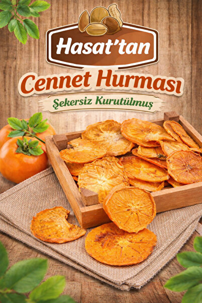HASATTAN CENNET HURMASI KURUSU DİLİM DOĞAL ŞEKERSİZ KATKISIZ 250GR