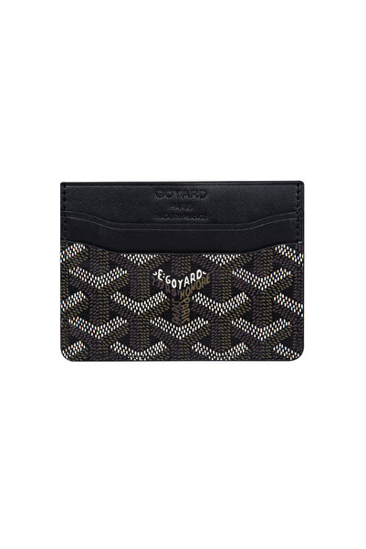 DUKKANCASE Black Patterned Wallet Card Holder Dk437