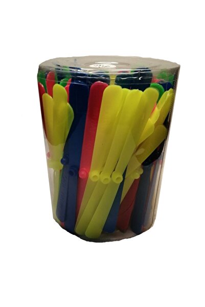 MyClean 5 Adet Uçan Fırfır Oyuncak Nostaljik Karışık Renkli Sert Plastik Pırpır
