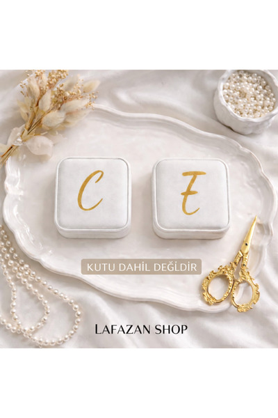 lafazan Söz Nişan Yüzük Kutusu Yükseltici İçin 2 Adet Sticker (KUTU DAHİL DEĞ...