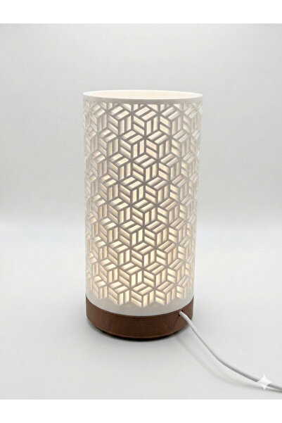 3Dikili design 3D Design Night Light Decorative Bedside Lamp - Modern Geometr...