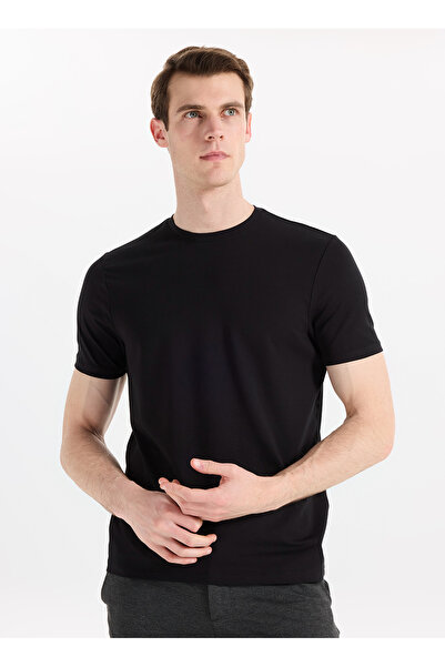 ALTINYILDIZ CLASSICS Siyah Erkek T-Shirt PAE090000012_SYH
