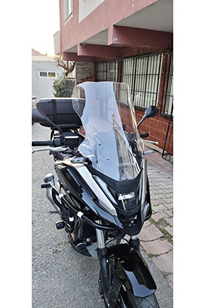 SAWTECH HONDA NC750X 2025 2026 ARASI TUR CAMI YUKSEKLİK 55CM füme - şeffaf ve...