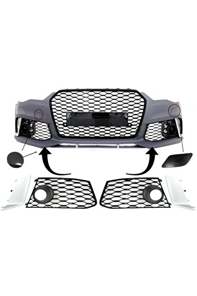 tuningset Εξαρτήματα εμπρόσθιου προφυλακτήρα κατάλληλα για Audi A6 C7 4G Face...