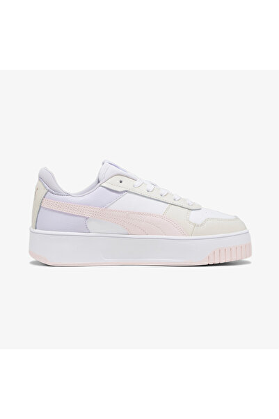 Puma Γυναικεία λευκά αθλητικά παπούτσια Carina Street Frosty