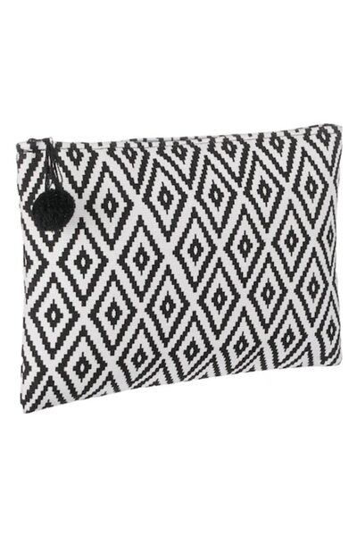 OEM Trusă cosmetică, Negru/Alb, 32x22cm, Poliester