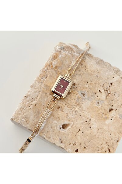 Vesce Atelier Timo Gold Saat Bordo