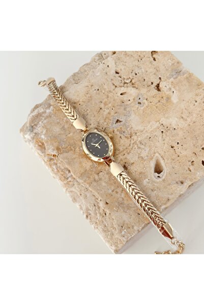 Vesce Atelier Pode Gold Saat Siyah