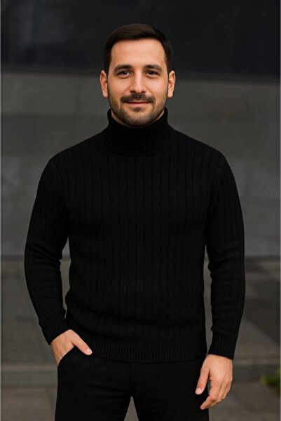 Kanonik Education Ανδρικό Πουλόβερ με Ζιβάγκο, Βαμβακερό, Χοντρό Ριμπ Κοτλέ ,...