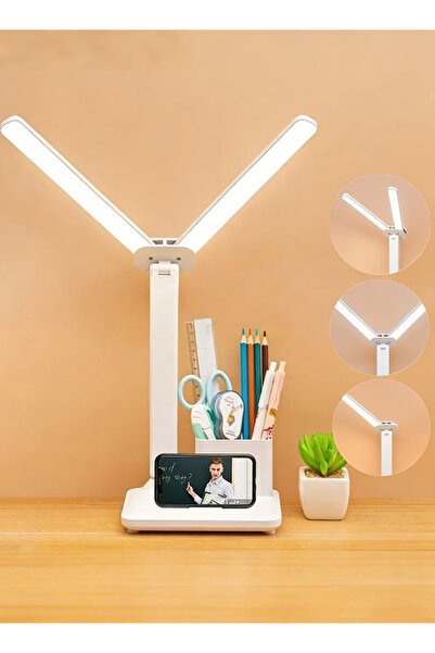 Generic LED USB Rechargeable Eye-Protection Desk Lamp,3 Modes with Adjustable...