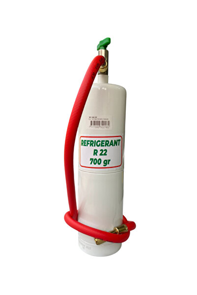 Ermiya R22-700 gram Refrigerant Soğutucu Gaz +90 Cm Hortum+Vana