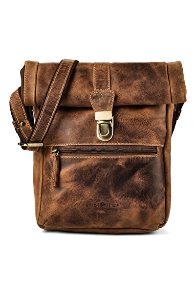 Greenburry Vintage Umhängetasche Leder 27 cm