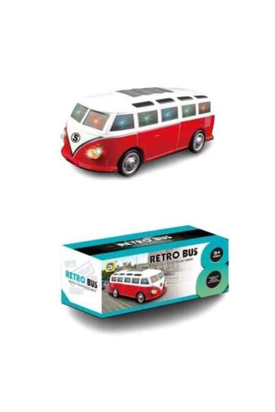 OEM Ρετρό Ρομπότ Λεωφορείο Τρανσφόρμερς με Ήχους και Φώτα, 22 εκ., 3 ετών