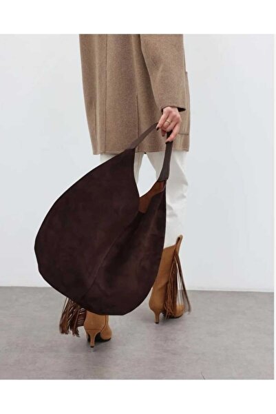 MODA Suede Leather Women's Shoulder Bag Handbag