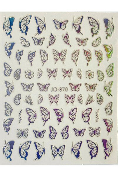 Easy Beauty Nail Art Sticker Kendinden Yapışkanlı, Tırnak Süsleme, Tırnak Döv...