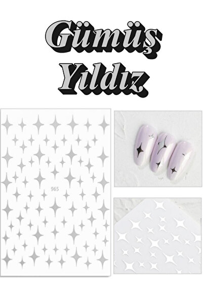 Easy Beauty Nail Art Sticker Kendinden Yapışkanlı, Tırnak Süsleme, Tırnak Döv...