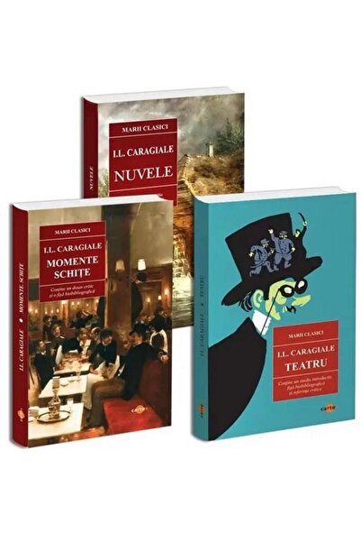 Editura Cartex Pachet Ion Luca Caragiale: 1. Momente si schite, 2