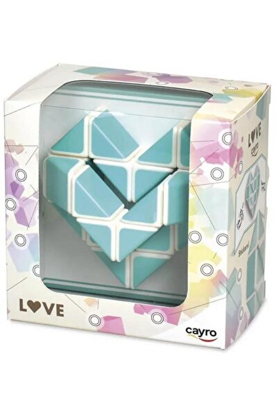 CAYRO Puzzle logic sarpe, in forma de inima 3D, verde, c