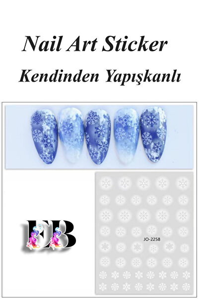 Easy Beauty Nail Art Sticker Kendinden Yapışkanlı, Tırnak Süsleme, Tırnak Döv...