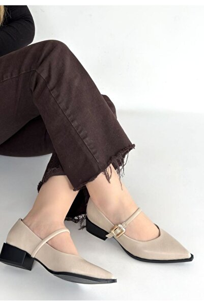 Kanonik Education Παπούτσια με τακούνι Galye Beige