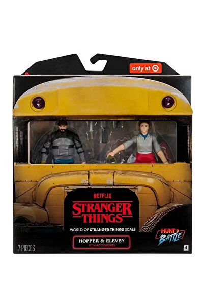 Stranger Things Hopper & Eleven İkili Figür Seti Strt0002