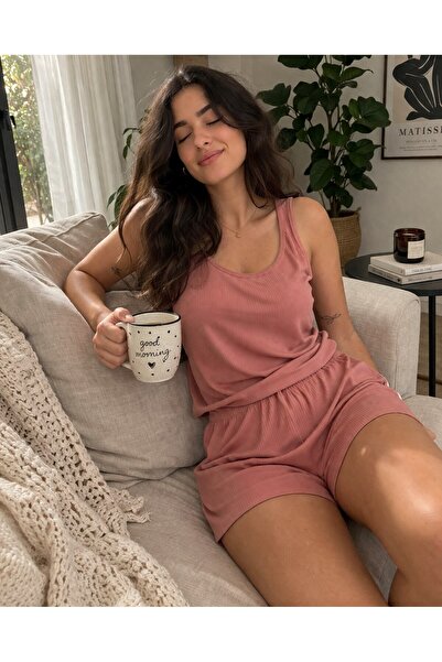 Enhitbaby Σετ Πιτζάμες από Βισκόζη Udenya Rosé Breeze