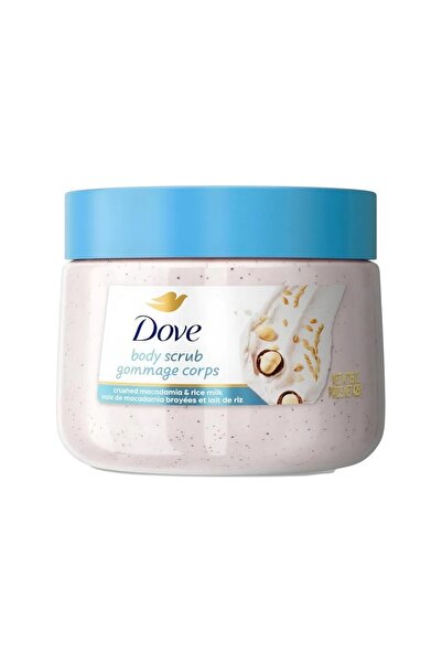 Dove (Dove) مقشر الجسم ، المكاديميا المسحوقة وحليب الأرز ، 15 أونصة (425 جم)