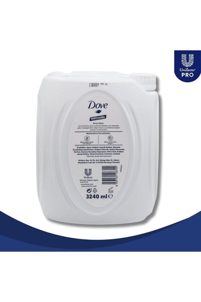 Dove Professional Nemlendirici Sıvı Sabun 3,2 Litre U-Pro
