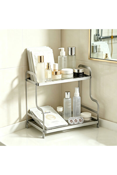 HT Home Organizers 1 piece of multifunctional metal bathroom storage rack
