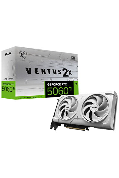 MSI GeForce RTX 5060 Ti VENTUS 2X OC PLUS WHITE 16GB GDDR7 128-bit DLSS 4.0