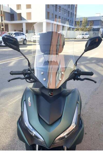 MOTOCAM Volta Revolt RSX3 Ön Cam 2022-2026 Model 54cm Şeffaf Renkli