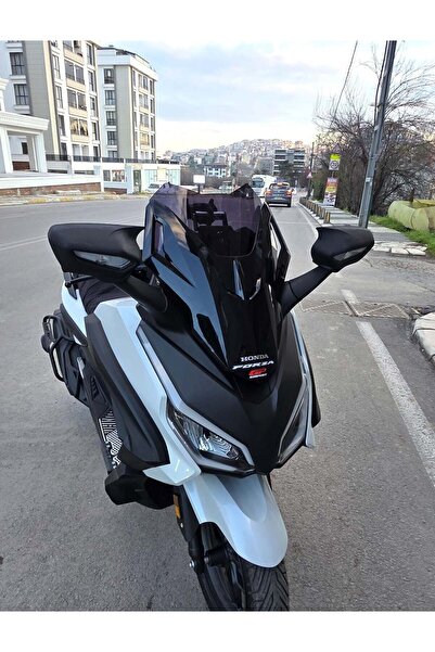 MOTOCAM Honda Forza 250 Ön Cam 2018-2020 Model 43cm Siyah Renkli 4mm