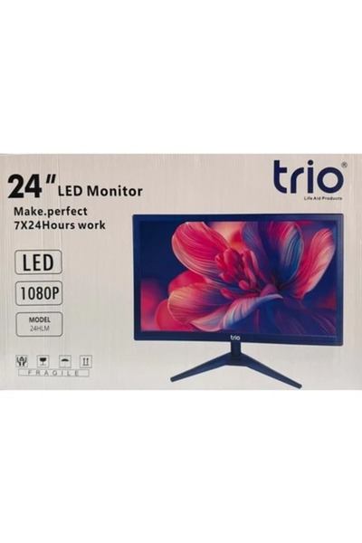 Trio 24 TR-24WS 3Ms 75Hz VGA+HDMI FHD LED MONITOR