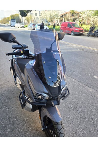 MOTOCAM RKS Freccia Ön Cam 2022-2026 Model 55cm Füme Renkli 4mm KISA