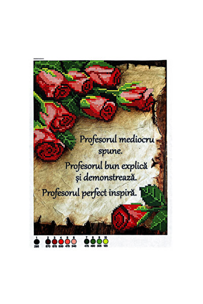 Studioul de Broderie Πολύτιμο Σχέδιο Κεντήματος με Χάντρες  "Δάσκαλος ", μοντ...