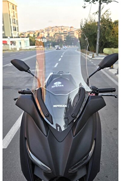 MOTOCAM Yamaha Xmax Ön Cam 2018-2022 Model 65cm Şeffaf Renkli 4mm