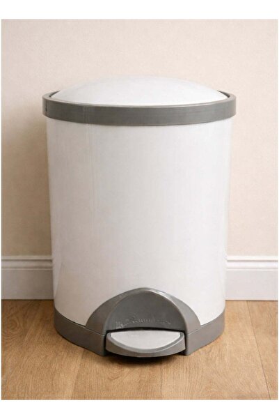 ALQANNAS Plastic Pedal Trash Bin with Soft Close Lid