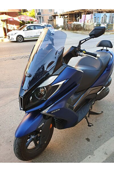 MOTOCAM Kymco Downtown 250i Ön Cam 2016-2026-2026 Model 61cm Füme Renkli 4mm ORİJİNAL BOYLU