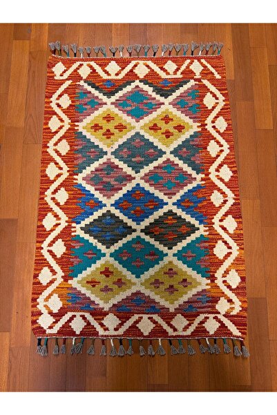 Afgan Halı El Dokuma Afgan Kilim 100% Yün Kök Boya