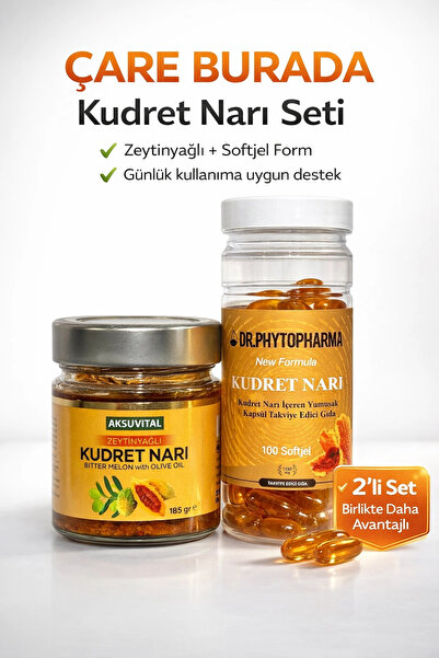 Çare Burada ÇareBurada Kudret Narı Set | Zeytin Yağlı Kudret Narı 185 gr & Ku...