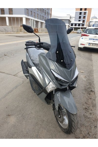 MOTOCAM Volta Apec Apx5 Ön Cam 2023-2026 Model 68cm Siyah Renkli 4mm ORTA BOYLU
