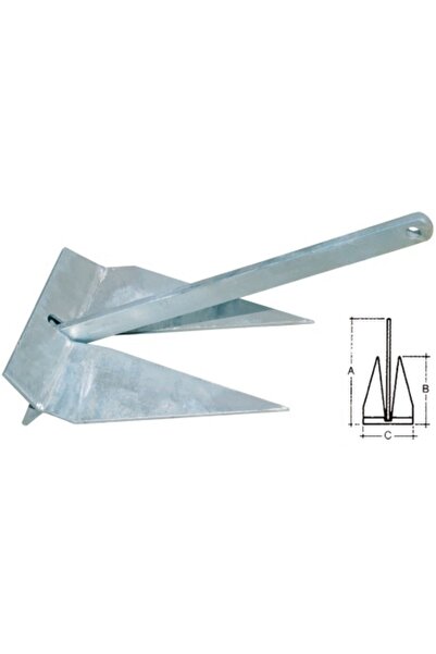 GFN G.B. Ancoră din oțel galvanizat, 7 kg