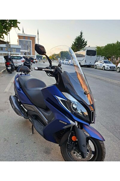 MOTOCAM Kymco Downtown 250i Ön Cam 2016-2026-2026 Model 78cm Şeffaf Renkli 4mm UZUN