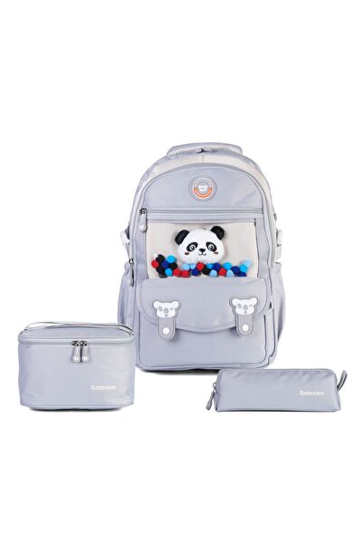 Elegance Relaxion 3-Piece Set Primary School School Bag Backpack Set with Lun...